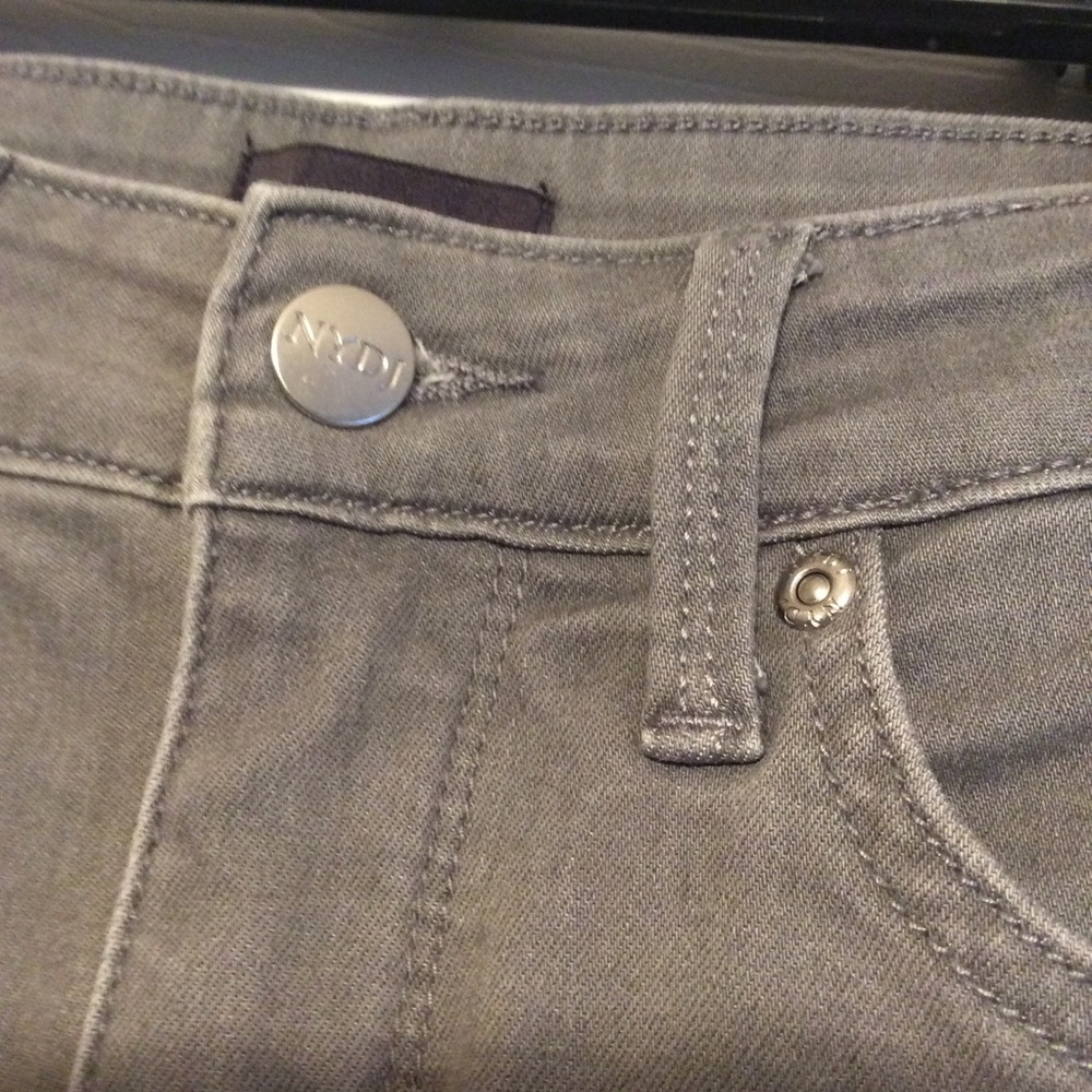 NYDJ Slim Bootcut stretch gray jeans lift technology size 0 - Picture 4 of 14
